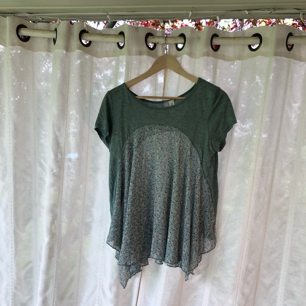 Shear Anthropologie Top